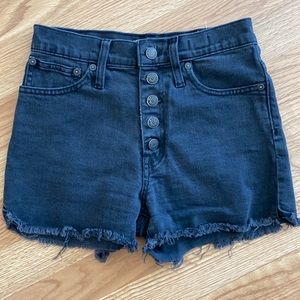 Madewell High Rise Denim Shorts